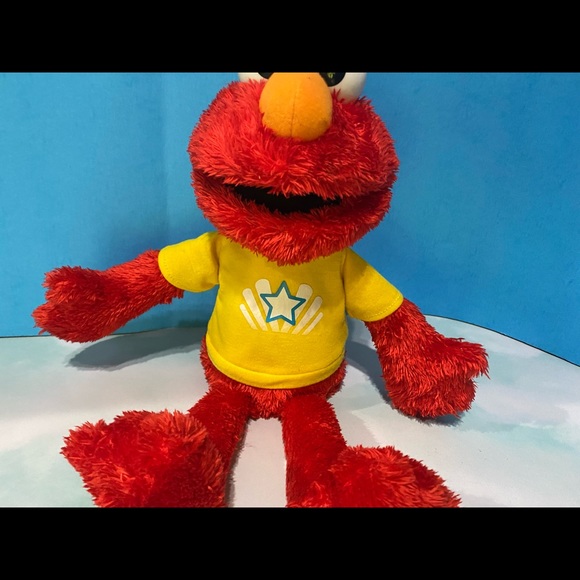 SESAME STREET MUPPET ELMO VINTAGE 2013 LET’S IMAGINE TALKING PLUSH WORKS GREAT!! - Picture 10 of 13